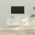 Set dulap TV, 2 piese, gri beton, lemn prelucrat GartenMobel Dekor