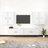 Set dulap TV, 6 piese, alb, lemn prelucrat GartenMobel Dekor
