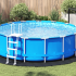 Capac rotund pentru piscină Negru Plastic Ø 366 cm GartenMobel Dekor