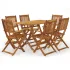 Set mobilier de grădină, 5 piese, lemn masiv de acacia GartenMobel Dekor