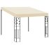 Pavilion de perete, crem, 6 x 3 x 2,5 m GartenMobel Dekor