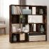 Bibliotecă/Separator cameră, alb, 105x24x102 cm GartenMobel Dekor