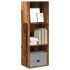 Bibliotecă, lemn vechi, 40x30x152 cm, lemn prelucrat GartenMobel Dekor