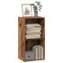 Bibliotecă, lemn vechi, 80x30x189 cm, lemn prelucrat GartenMobel Dekor