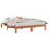 Cadru de pat fără saltea maro ceruit 80x200 cm lemn masiv pin GartenMobel Dekor