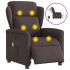 Scaun reclinabil electric Cloud Grey Fabric GartenMobel Dekor