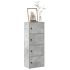Bibliotecă, gri beton, 40x24x52 cm, lemn prelucrat GartenMobel Dekor