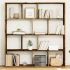 Bibliotecă, stejar fumuriu, 132x29x141,5 cm, lemn prelucrat GartenMobel Dekor