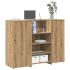 Birou de recepție Stejar Artisan 155x50x103,5 cm Lemn prelucrat GartenMobel Dekor