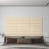 Panouri de perete 12 buc. crem 90x30 cm textil 3,24 m² GartenMobel Dekor