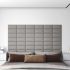 Panouri de perete 12 buc. gri deschis 90x30 cm textil 3,24 m² GartenMobel Dekor
