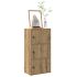 Bibliotecă Stejar negru 40x24x77 cm Lemn prelucrat GartenMobel Dekor