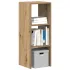 Biblioteci 2 buc, stivuibile, alb, 30x30x80 cm, lemn prelucrat GartenMobel Dekor