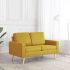 Canapea cu 2 locuri, verde, material textil GartenMobel Dekor