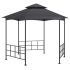 Pavilion cu pereți laterali, antracit, 3,1x2,7 m GartenMobel Dekor