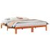 Cadru de pat fără saltea maro ceruit 80x200 cm lemn masiv pin GartenMobel Dekor