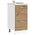 Dulap inferioară alb 40x46x81,5 cm lemn prelucrat GartenMobel Dekor