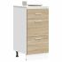 Dulap inferioară alb 40x46x81,5 cm lemn prelucrat GartenMobel Dekor