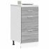 Dulap inferioară alb 40x46x81,5 cm lemn prelucrat GartenMobel Dekor