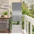 Ghiveci de Grădină cu Panou Decorativ Alb 50 x 140 cm GartenMobel Dekor