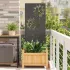 Panou Decorativ de Grădină Negru 50 x 140 cm GartenMobel Dekor