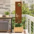 Panou Decorativ de Grădină Ruginit 32 x 140 cm GartenMobel Dekor