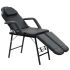 Scaun tratament facial, piele artificială, 185x78x76 cm, alb GartenMobel Dekor