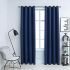 Draperii opace cu inele metalice 2 buc., antracit, 140 x 245 cm GartenMobel Dekor