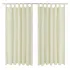 Draperii micro-satin cu bride, 140 x 245 cm, crem, 2 buc. GartenMobel Dekor