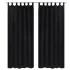 Draperii micro-satin cu bride, 2 buc, 140 x 175 cm, turcoaz GartenMobel Dekor