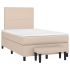 Pat box spring cu saltea, negru, 120x190 cm, piele ecologică GartenMobel Dekor
