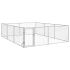 Canisa de exterior pentru caini cu usa 2x2x1 m otel galvanizat GartenMobel Dekor