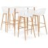 Set mobilier de bar, 5 piese, negru GartenMobel Dekor