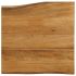 Blat masă cu margini, 90x80x3,8 cm, lemn masiv mango GartenMobel Dekor
