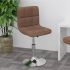 Scaun de bar pivotant, crem, material textil GartenMobel Dekor