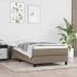 Saltea de pat cu arcuri, gri taupe, 80x200x20 cm, textil GartenMobel Dekor