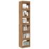 Bibliotecă/Separator cameră, gri beton, 40x30x198 cm GartenMobel Dekor