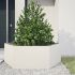 Jardinieră de grădină negru 138x120x45 cm oțel hexagonal GartenMobel Dekor