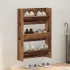 Dulapuri pentru pantofi de perete Stejar negru 60 x 18 x 60 cm GartenMobel Dekor