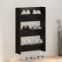 Dulapuri pentru pantofi de perete Stejar negru 60 x 18 x 60 cm GartenMobel Dekor