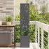 Ghiveci de Grădină cu Panou Decorativ Olivengrønn 50 x 140 cm GartenMobel Dekor