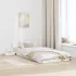 Cadru de Pat Floor cu Mese de Noapte 100x200cm din Lemn Masiv GartenMobel Dekor