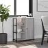 Servantă, negru, 70x30x80 cm, lemn prelucrat GartenMobel Dekor