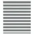 Jaluzea tip zebra gri închis lățime țesătură 35,9 cm poliester GartenMobel Dekor