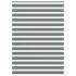 Jaluzea tip zebra gri deschis lățime țesătură 120,9cm poliester GartenMobel Dekor