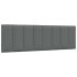 Pernă pentru tăblie de pat, gri închis, 90 cm, material textil GartenMobel Dekor