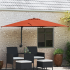 Parasol de Grădină Antracit 248.5 x 247.5 x 160 cm țesătură GartenMobel Dekor