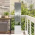 Ghiveci de Grădină cu Panou Decorativ Ruginit 32 x 140 cm GartenMobel Dekor