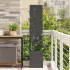Ghiveci de Grădină cu Panou Decorativ Ruginit 32 x 140 cm GartenMobel Dekor