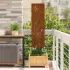 Panou Decorativ de Grădină Verde oliv 32 x 140 cm GartenMobel Dekor
